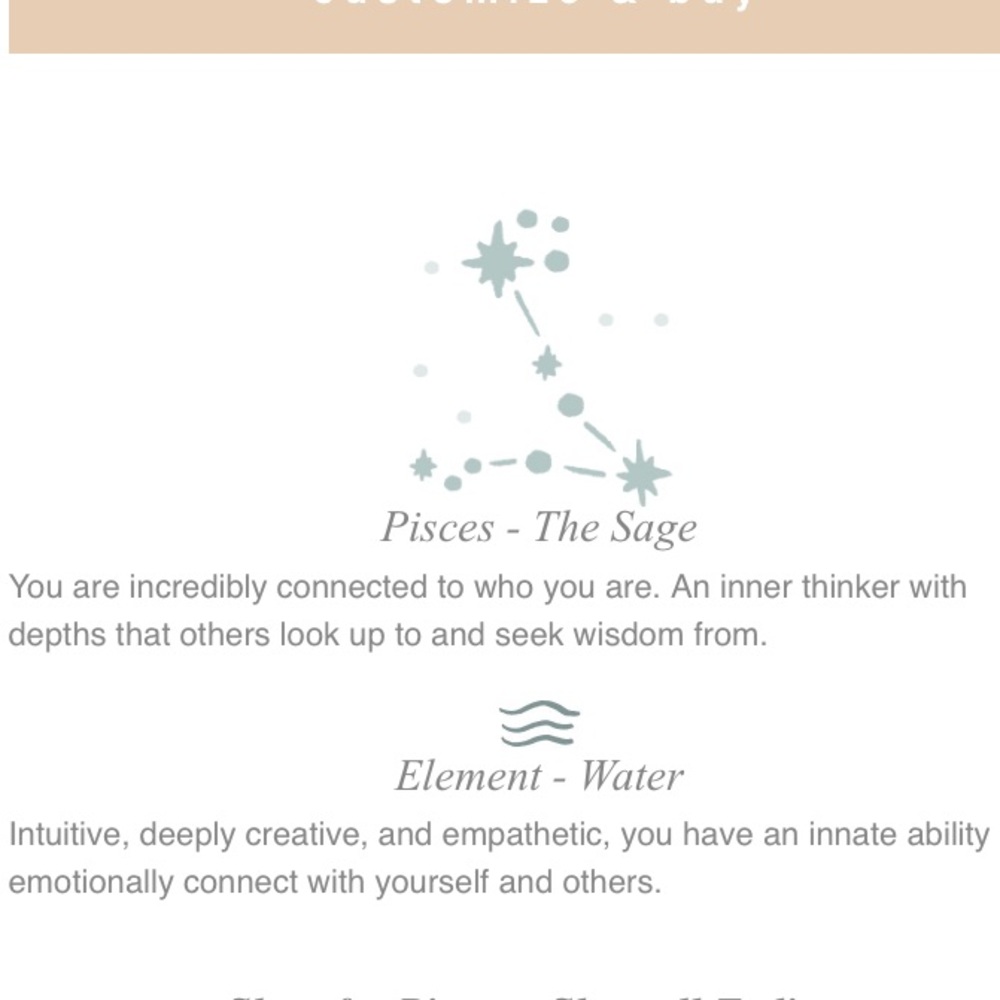 Pisces Bohemian Zodiac Minimalist Charm Necklace - Picture 6 of 13